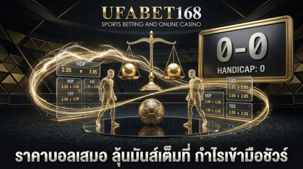 ราคาบอลเสมอ UFABET168