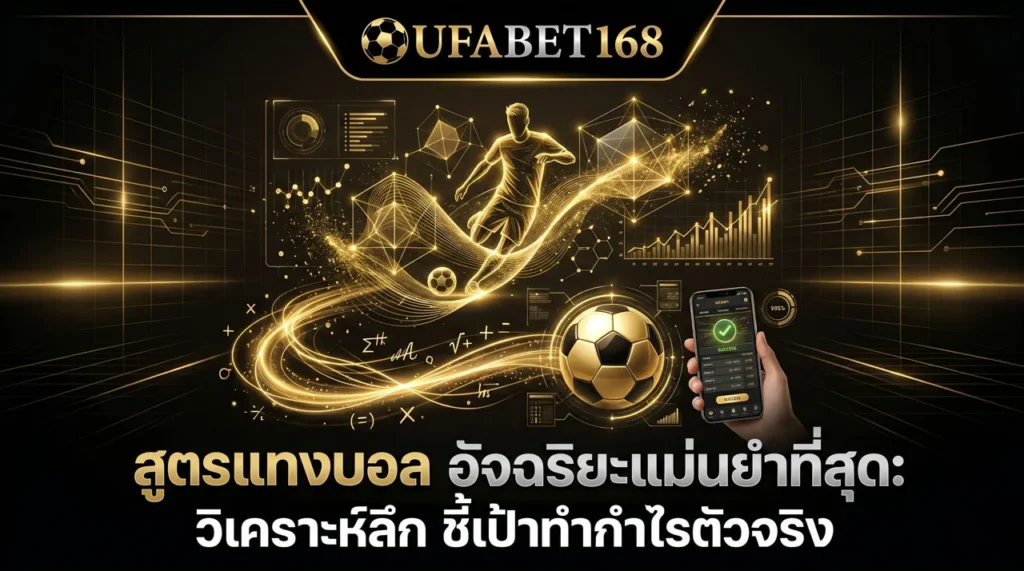 สูตรแทงบอล UFABET168