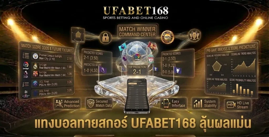 แทงบอลทายผลสกอร์ UFABET168