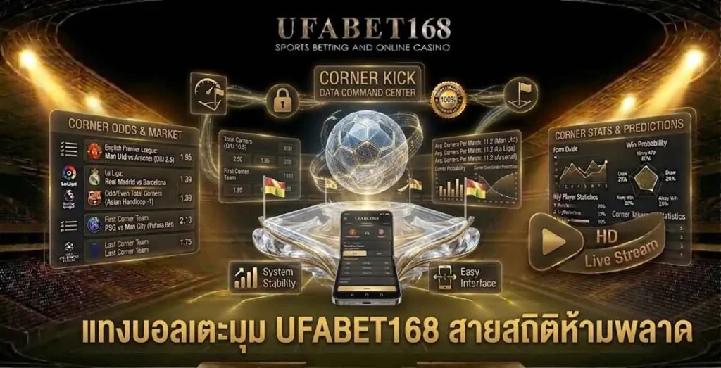 แทงบอลเตะมุม UFA168